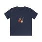 Musical Kids Tee - Playful Banjo and Guitar Design, Perfect for Music Lovers, Birthday Gift, Casual Outfit, Music Class