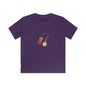 Musical Kids Tee - Playful Banjo and Guitar Design, Perfect for Music Lovers, Birthday Gift, Casual Outfit, Music Class
