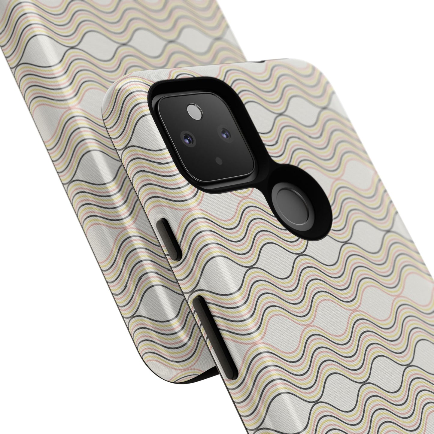 Stylish Phone Case for Tough Protection, Wavy Design, Chic Accessory, Gift for Her, Trendy Tech, Holiday Gift Idea