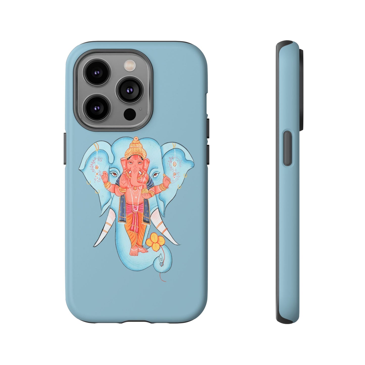 Tough Cases: Ganesh-Inspired Phone Case, Bohemian Phone Cover, Hindu Art Accessory, Festival Gift, Protective Phone Shell