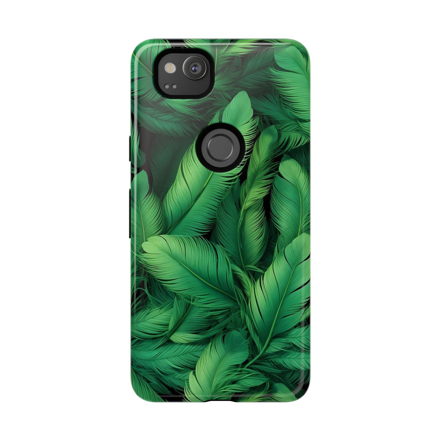 Tough Cases - Tropical Leaf Phone Case, Nature-inspired, Phone Accessory, Gift for Her, Jungle Theme, Eco-Friendly