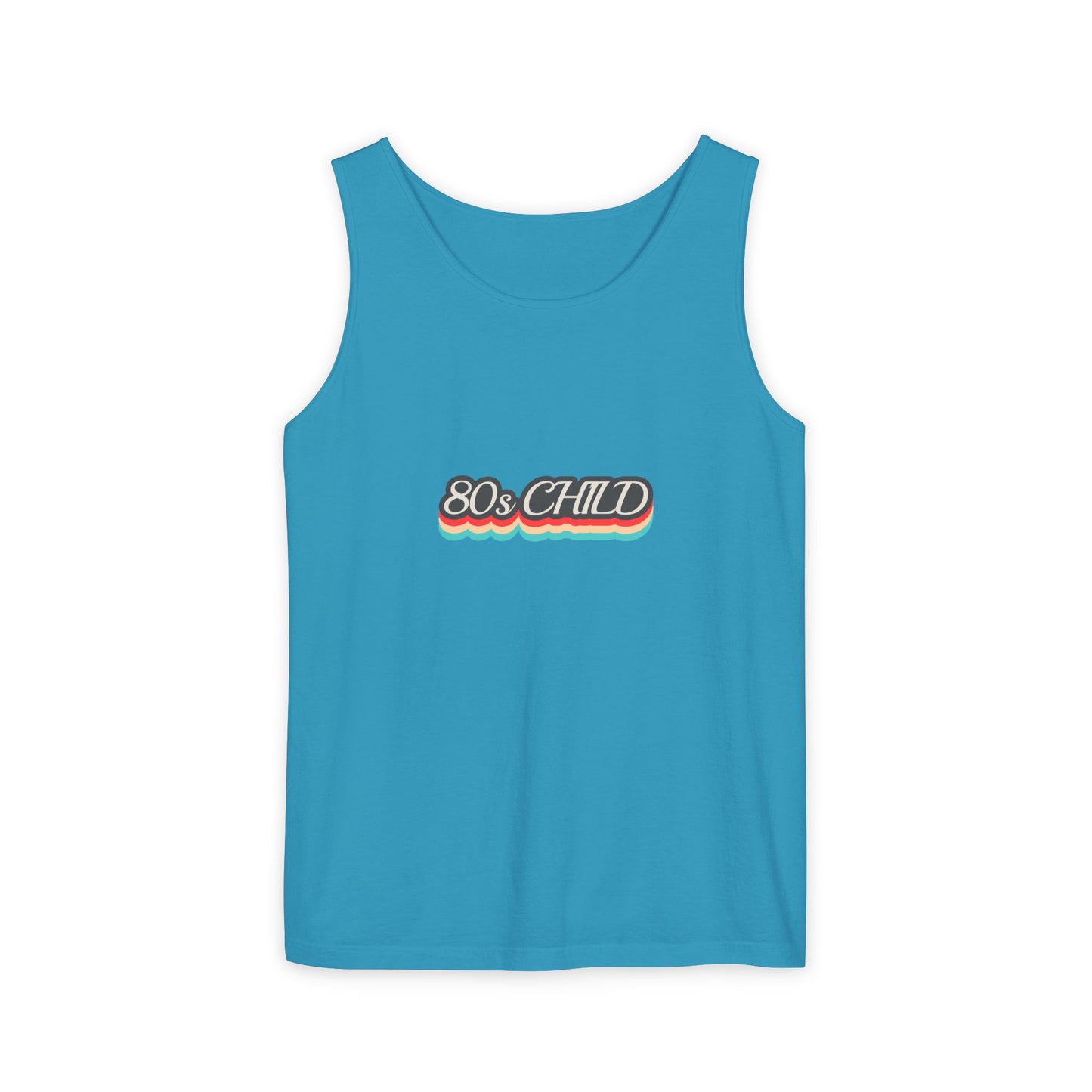 80s Child Unisex Tank Top | Retro Summer Wear, Vintage Style Shirt, Gift for 80s Lovers, Bohemian Fashion, Nostalgic Apparel