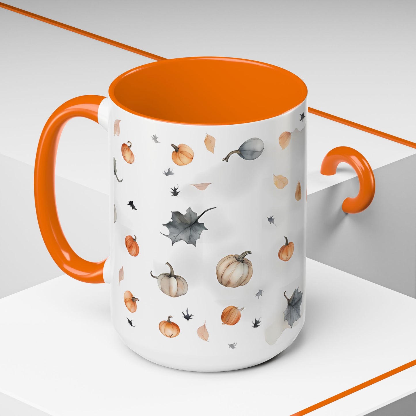 Autumn Harvest Coffee Mug - Fall Decor, Seasonal Kitchenware, Pumpkin Lovers Gift, Cozy Sip, Thanksgiving, Halloween