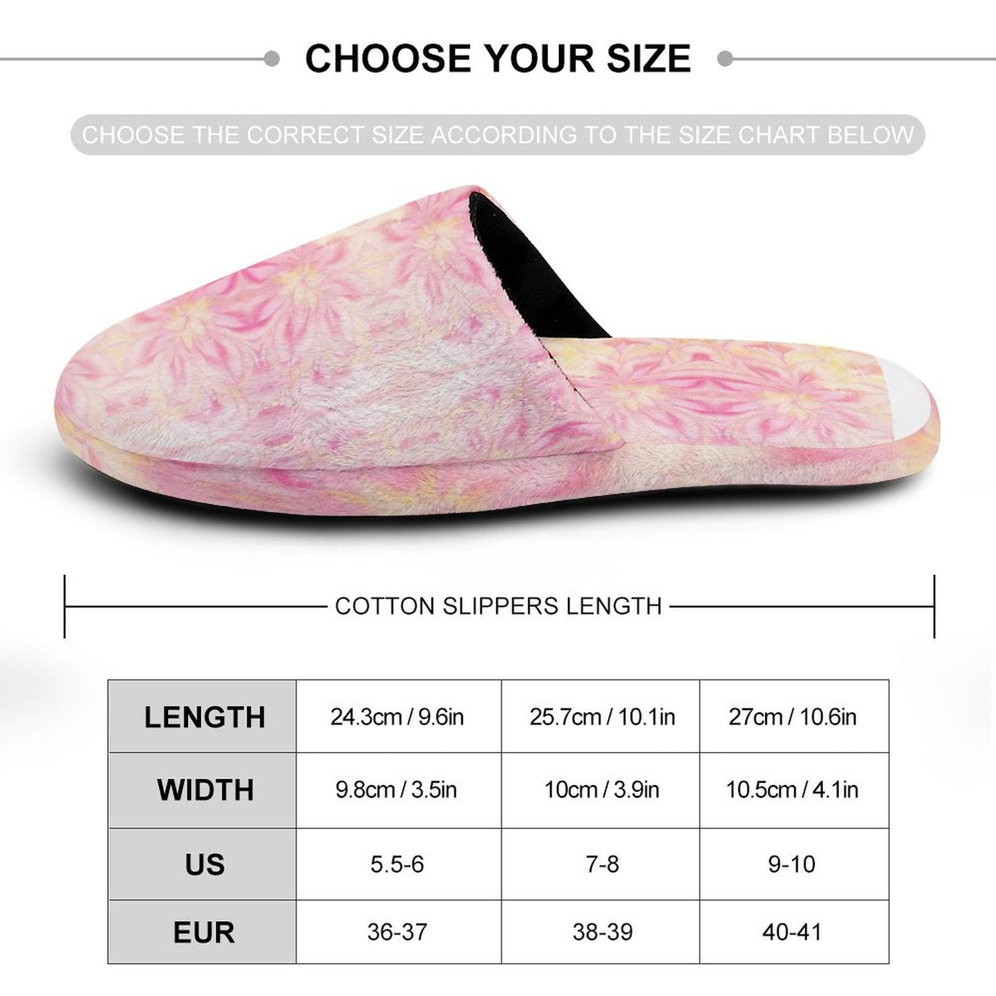 Flannel Ladies Cotton Slippers