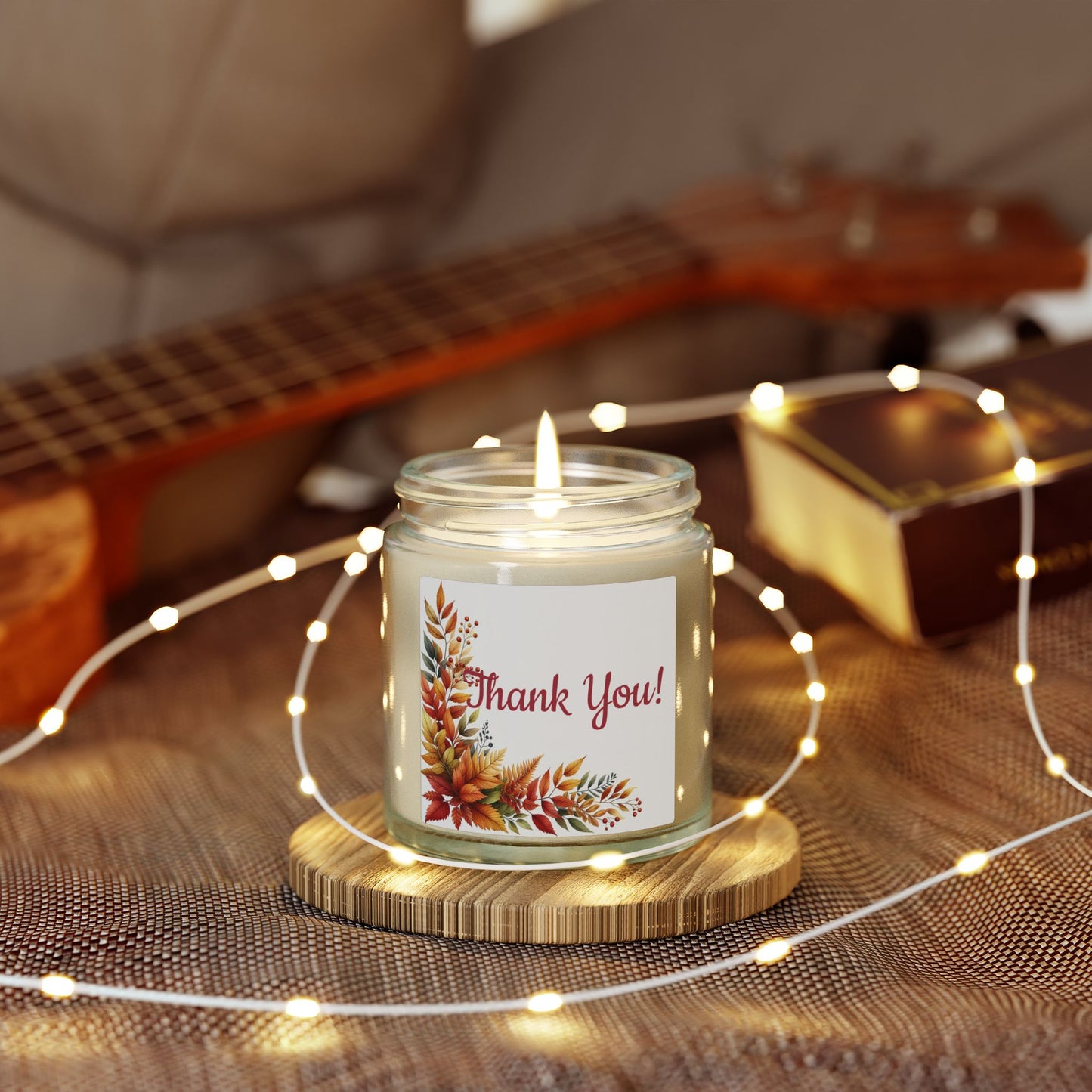 Thank You Scented Candle — Coconut Apricot Wax (4oz/9oz)