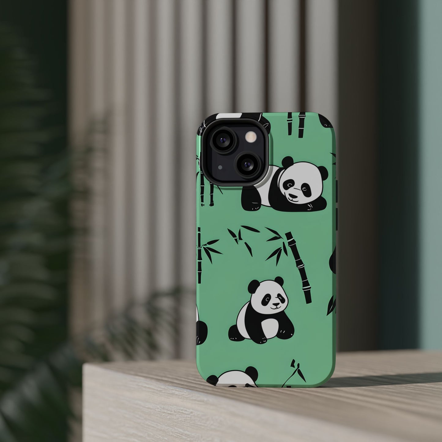 Panda Bamboo Magnetic Impact-Resistant Phone Case