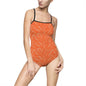 Sun-Kissed Women's One-Piece Swimsuit, Tropical Swimwear, Beach Vacation Essential, Pool Party Outfit, Summer Style