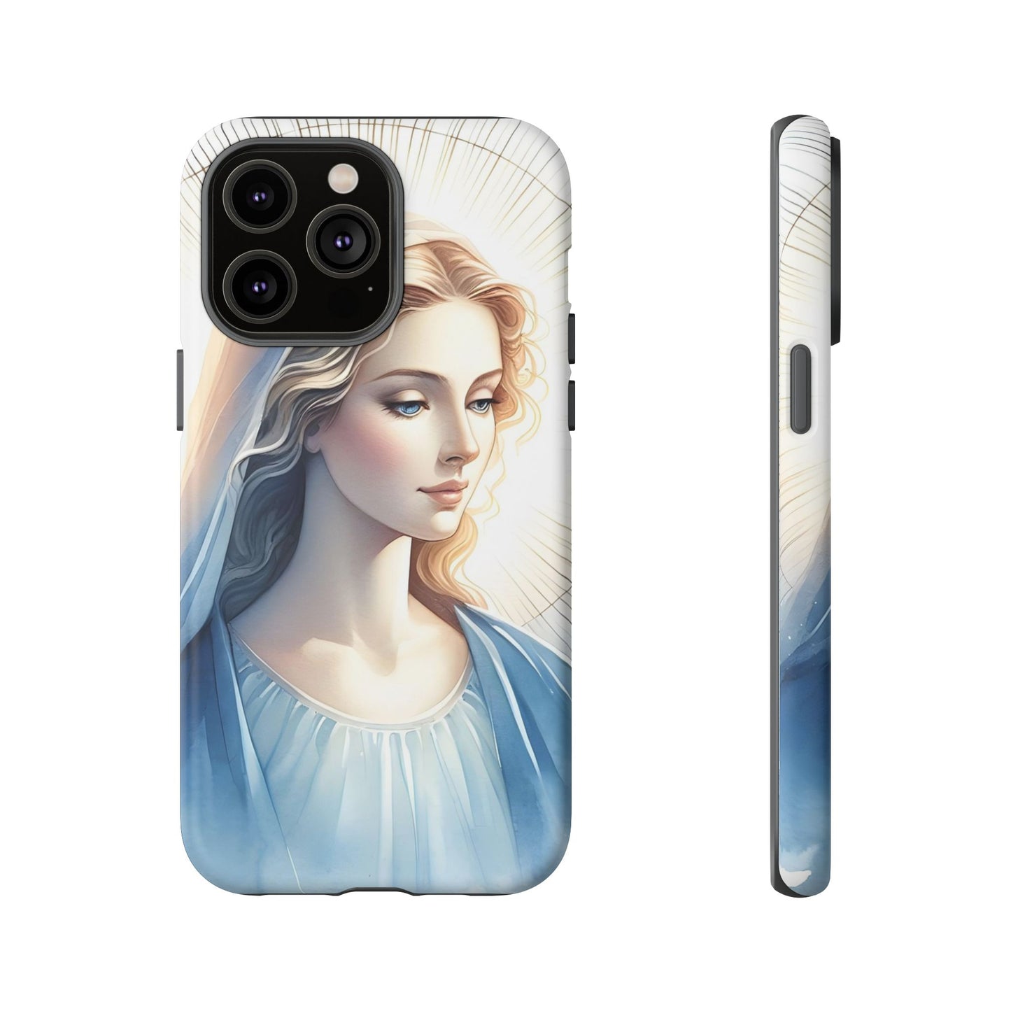 Beautiful Mary Phone Case, Tough Phone Case, Inspirational Tech Accessory, Gift for Her, Religious Phone Cover