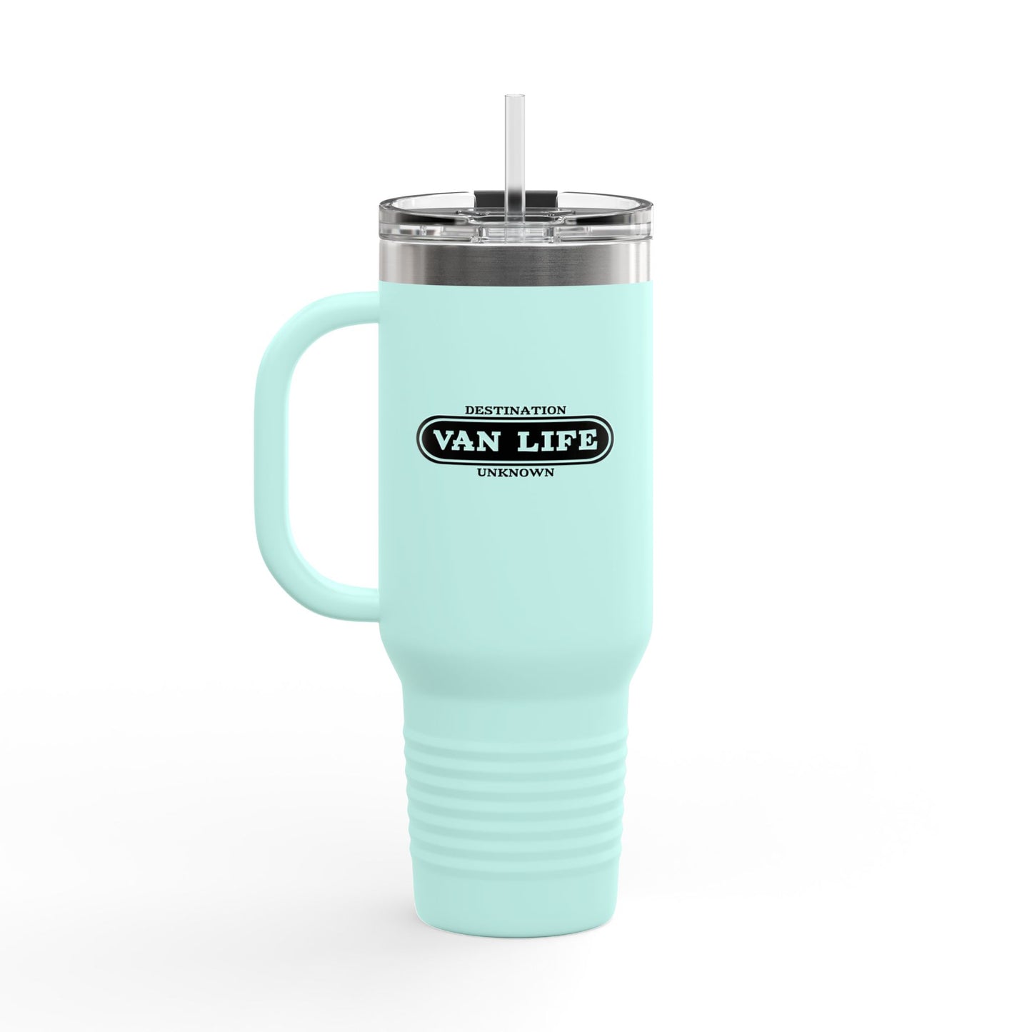 Van Life Insulated Travel Mug, 40oz | Adventure Coffee Cup, Road Trip Gift, Camping Beverage Tumbler, Outdoor Hydration