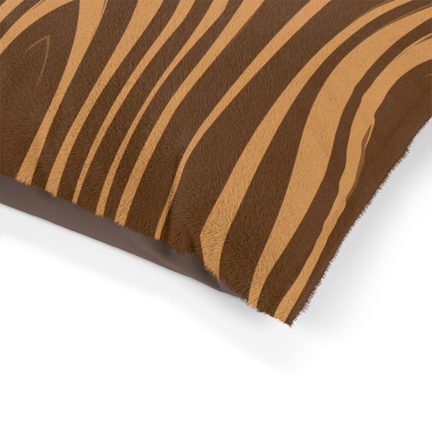 Cozy Pet Bed for Dogs & Cats - Stylish Wood Grain Pattern, Pet Cushion, Dog Bed, Cat Bed, Pet Gifts, Home Decor