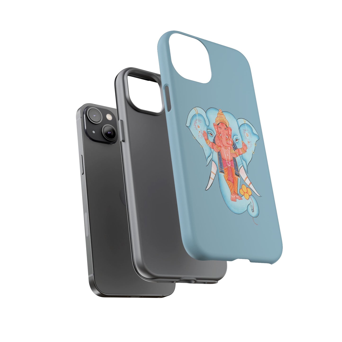 Tough Cases: Ganesh-Inspired Phone Case, Bohemian Phone Cover, Hindu Art Accessory, Festival Gift, Protective Phone Shell