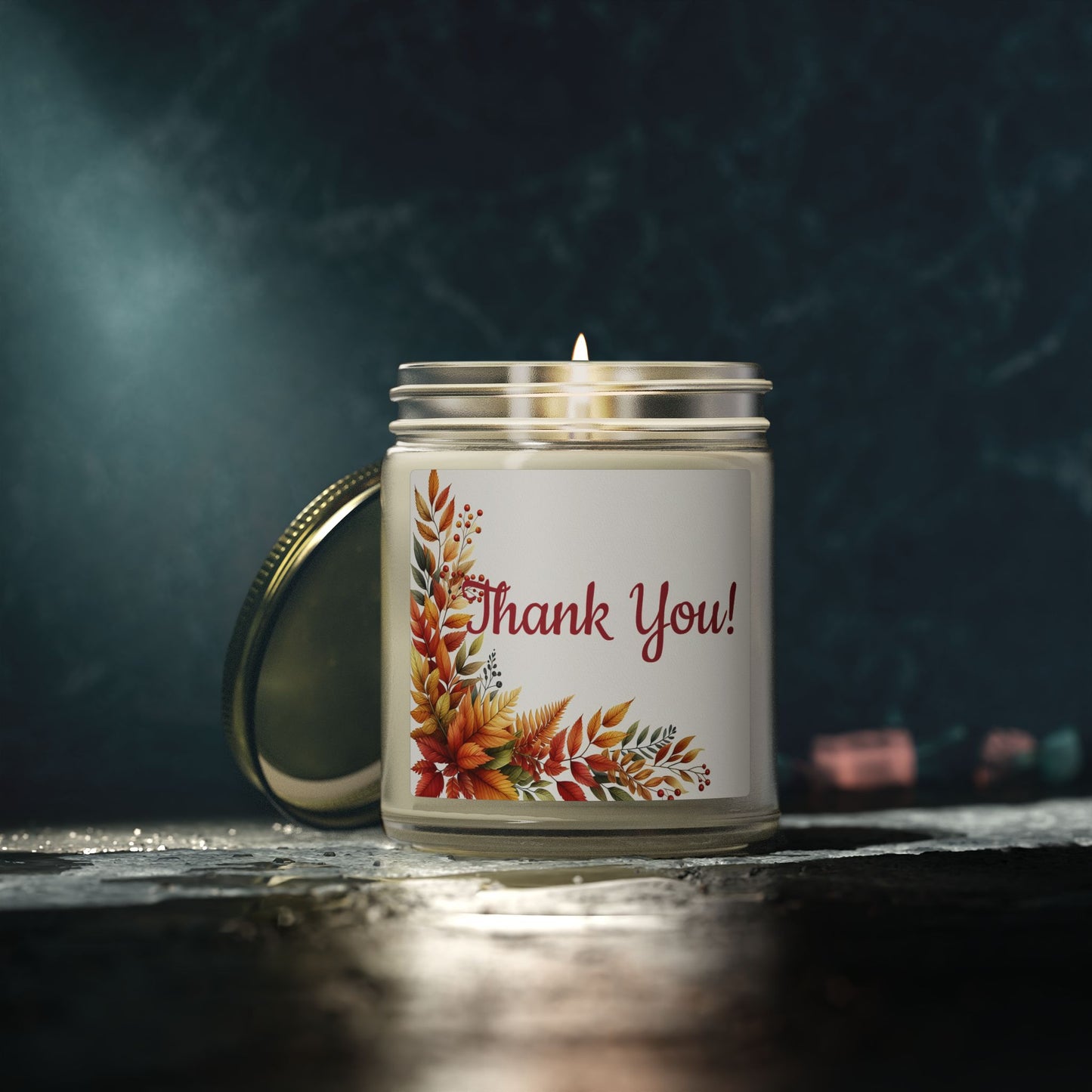 Thank You Scented Candle — Coconut Apricot Wax (4oz/9oz)