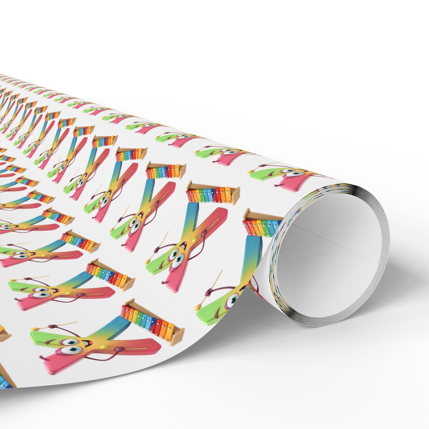 Colorful Character Wrapping Paper, Gift Wrap for Birthdays, Holidays, Celebrations, Fun Patterns, Party Supplies