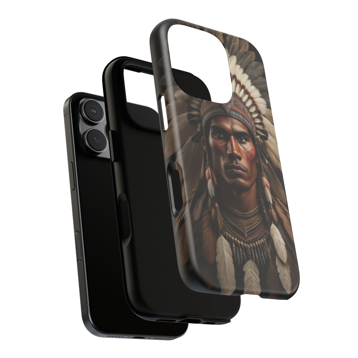 Native American Art Phone Case, Strong Culture Design, Unique Gift for Him or Her, Tough Cases, Customizable Protector, Tribal Style
