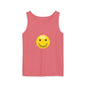 Smiley Face Tank Top, Summer Shirt, Casual Wear, Beach Outing, Gift for Friends, Positive Vibes Apparel