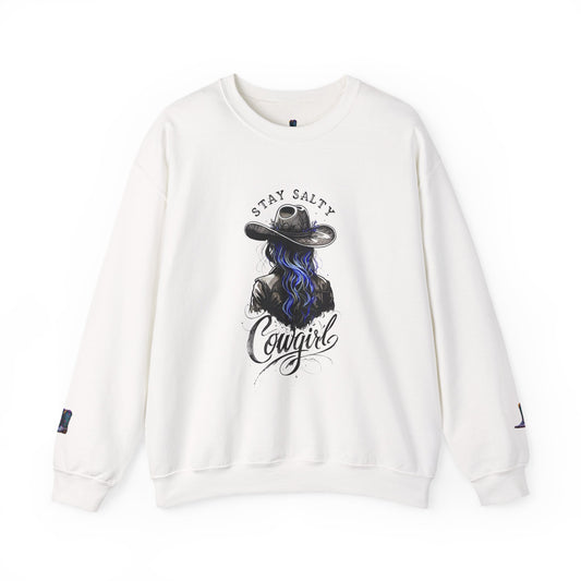 Stay Salty Cowgirl Sweatshirt | Cozy Western Apparel, Gift for Horse Lovers, Casual Wear, Cowboy Culture, Fall Fashion