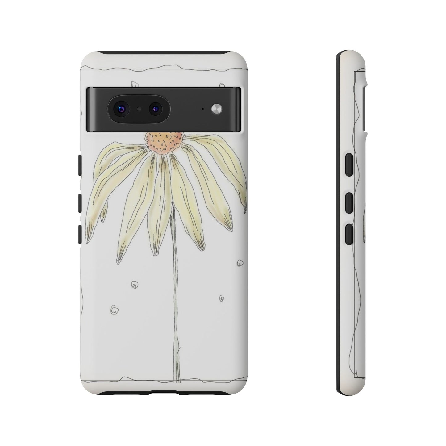 Flower Phone Case with Delicate Design, Tough Phone Cover, Nature Lover Gift, Floral Tech Accessory, Stylish Phone Protection