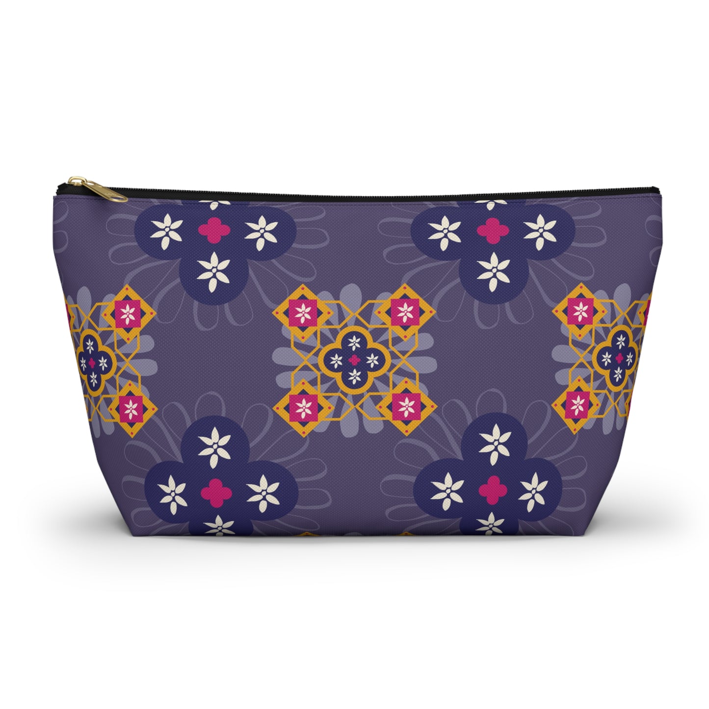 Vibrant Floral Accessory Pouch, Makeup Bag, Travel Organizer, Cute Storage, Gift for Her