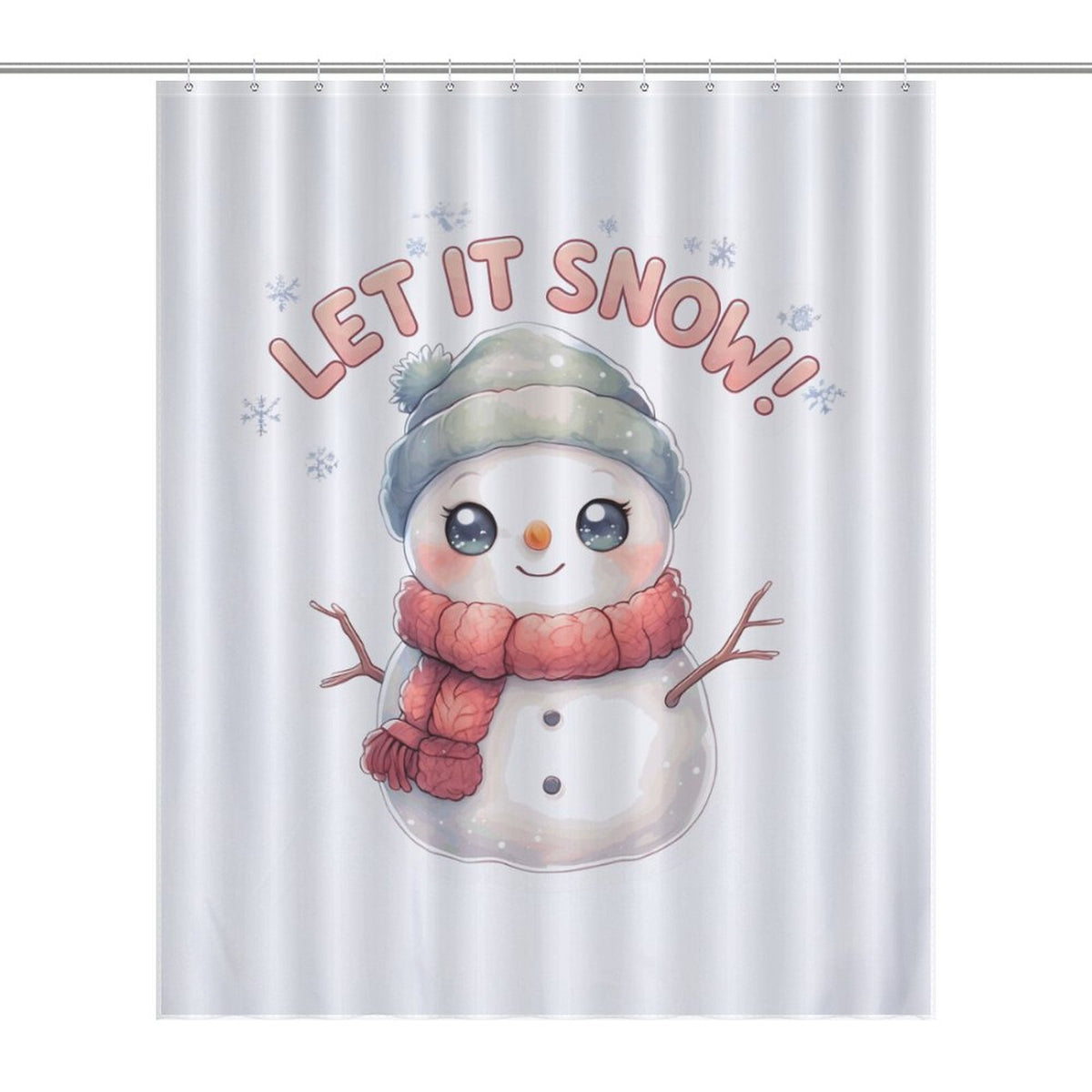Let it Snow Shower Curtain