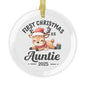 Glass Ornaments - Aunt
