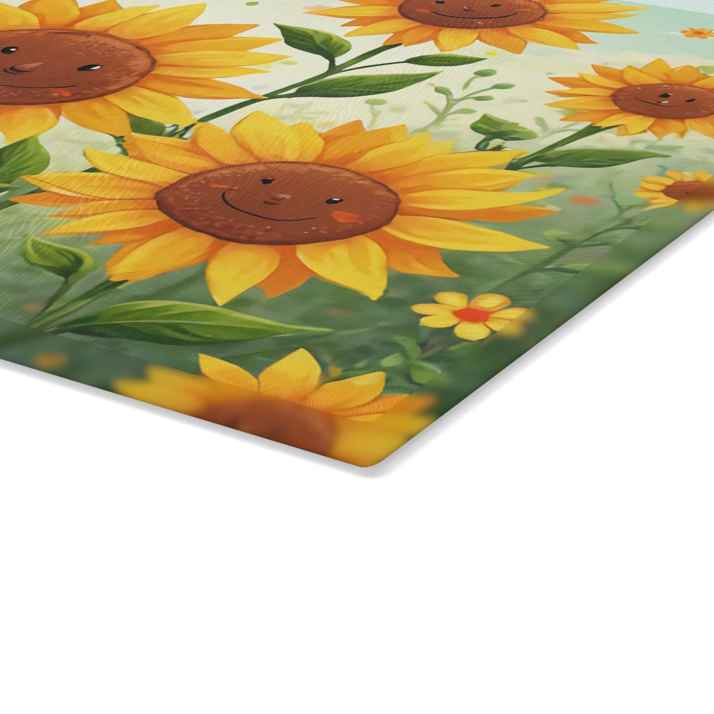 Happy Sunflowers Glass Cutting Board, Floral Kitchen Decor, Unique Gift for Home Chefs, Brighten Your Culinary Space, Summer Vibes, [...]