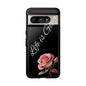 Floral Phone Case - Life is Good, Tough Phone Cover, Gift for Her, Rose Design, Personalized Phone Accessory, Stylish Tech Protector