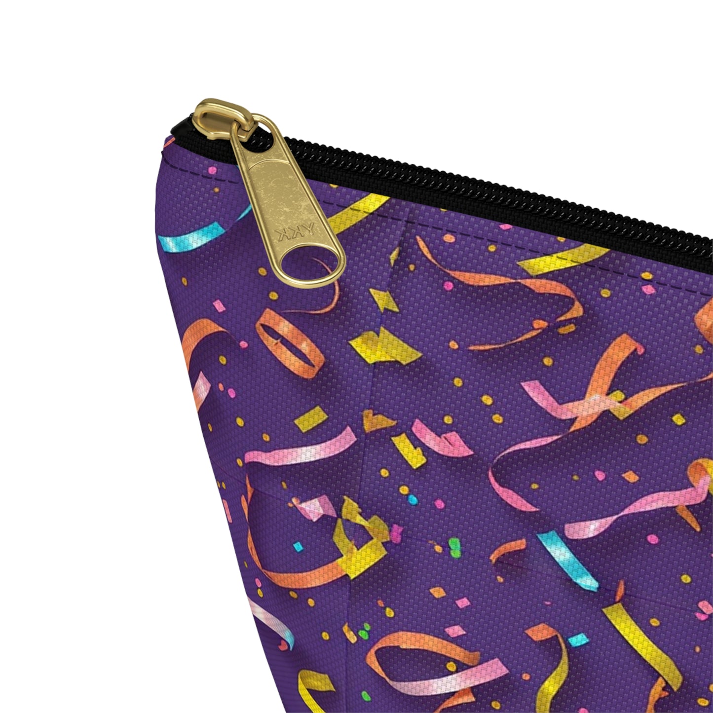 Celebrate in Style: Colorful Confetti Accessory Pouch, Party Gift, Makeup Bag, Organizing Pouch, Fun Travel Case, Multipurpose Zipper Pouch