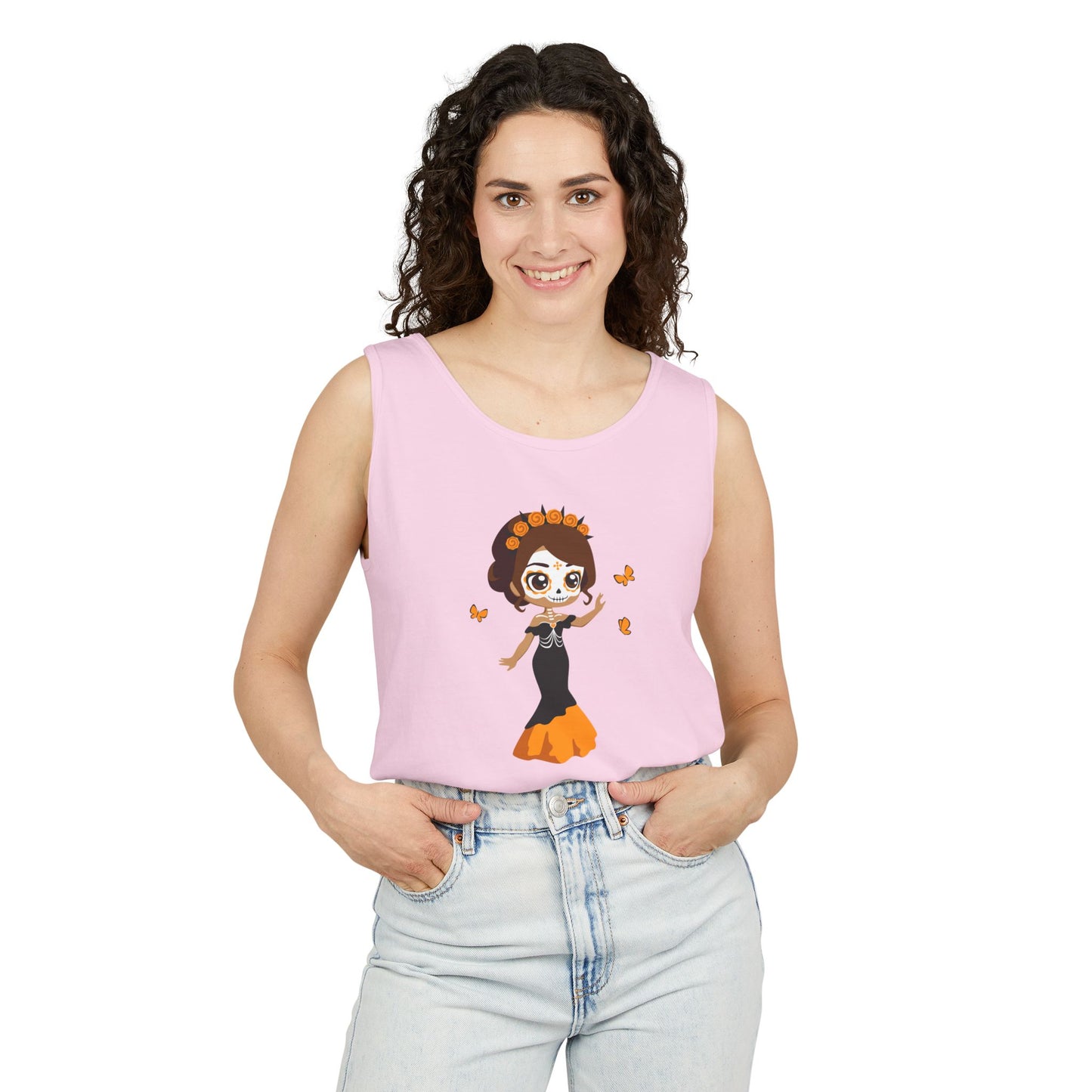 Celebrate Life Tank Top, Unisex , Day of the Dead