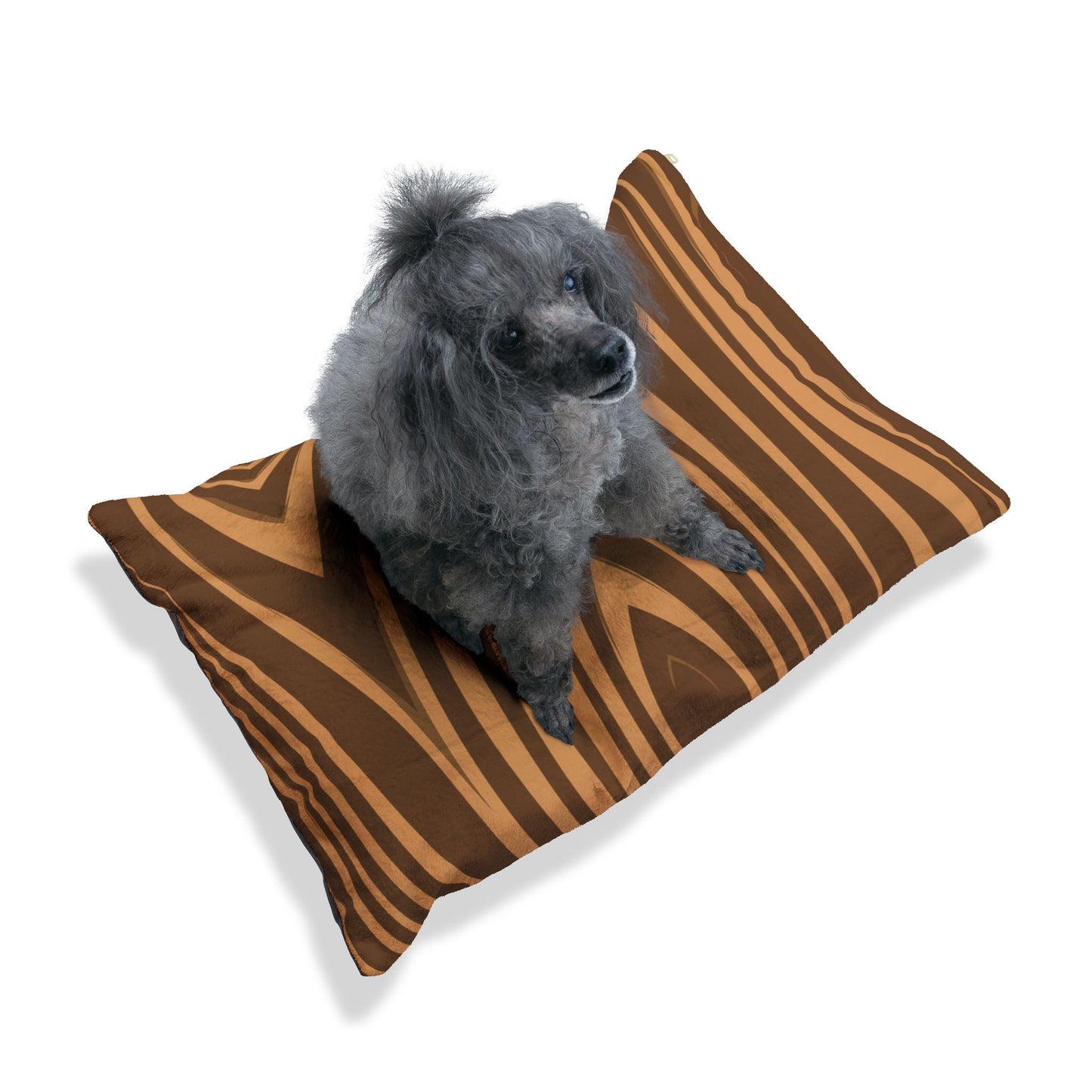 Cozy Pet Bed for Dogs & Cats - Stylish Wood Grain Pattern, Pet Cushion, Dog Bed, Cat Bed, Pet Gifts, Home Decor