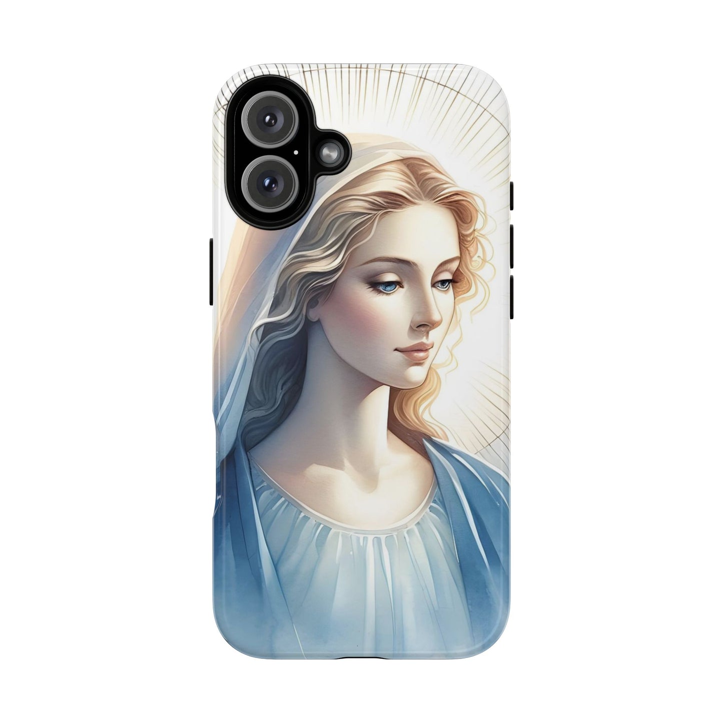 Beautiful Mary Phone Case, Tough Phone Case, Inspirational Tech Accessory, Gift for Her, Religious Phone Cover