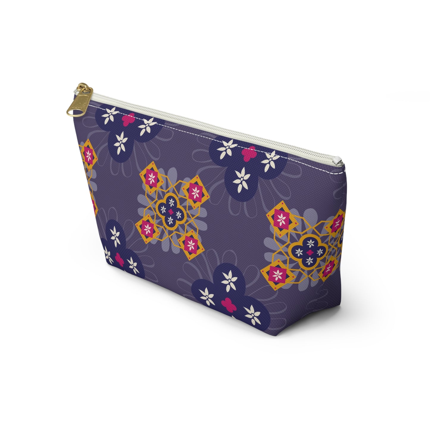 Vibrant Floral Accessory Pouch, Makeup Bag, Travel Organizer, Cute Storage, Gift for Her