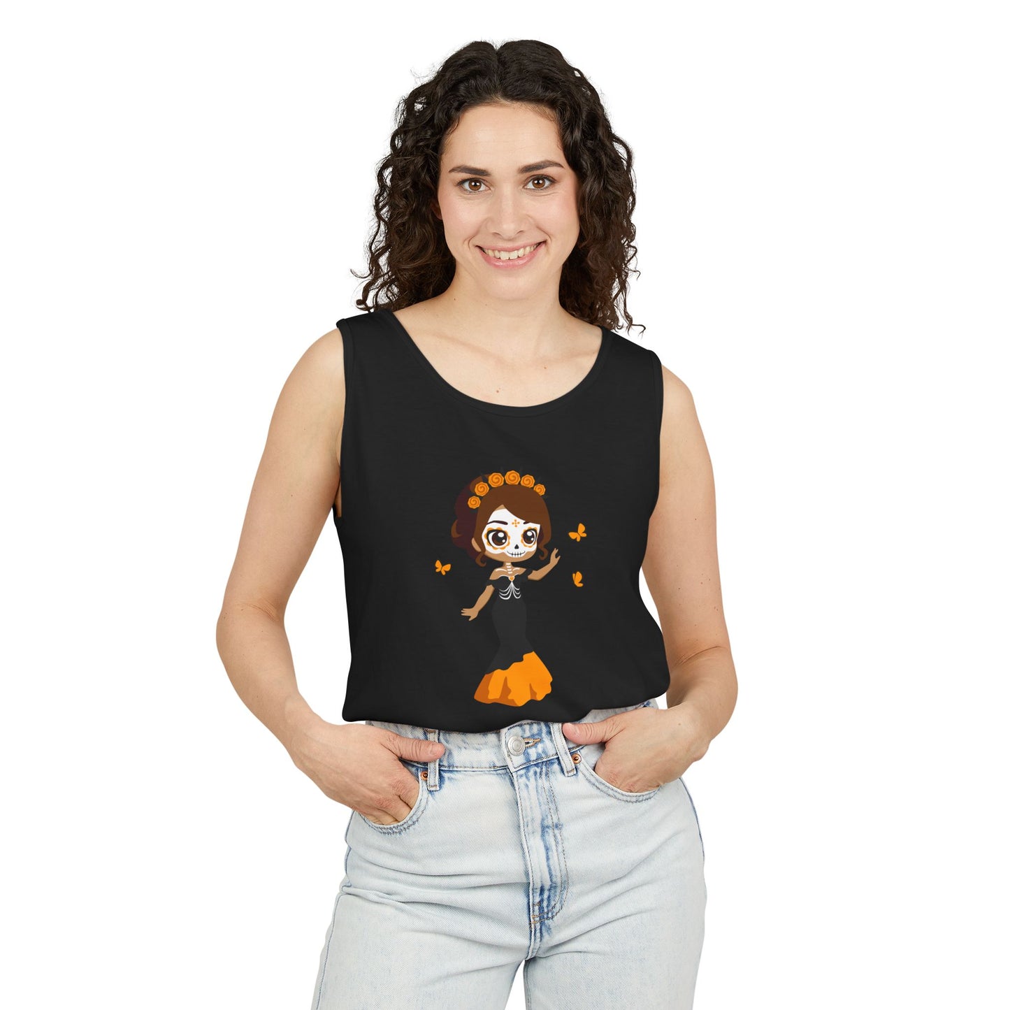 Celebrate Life Tank Top, Unisex , Day of the Dead