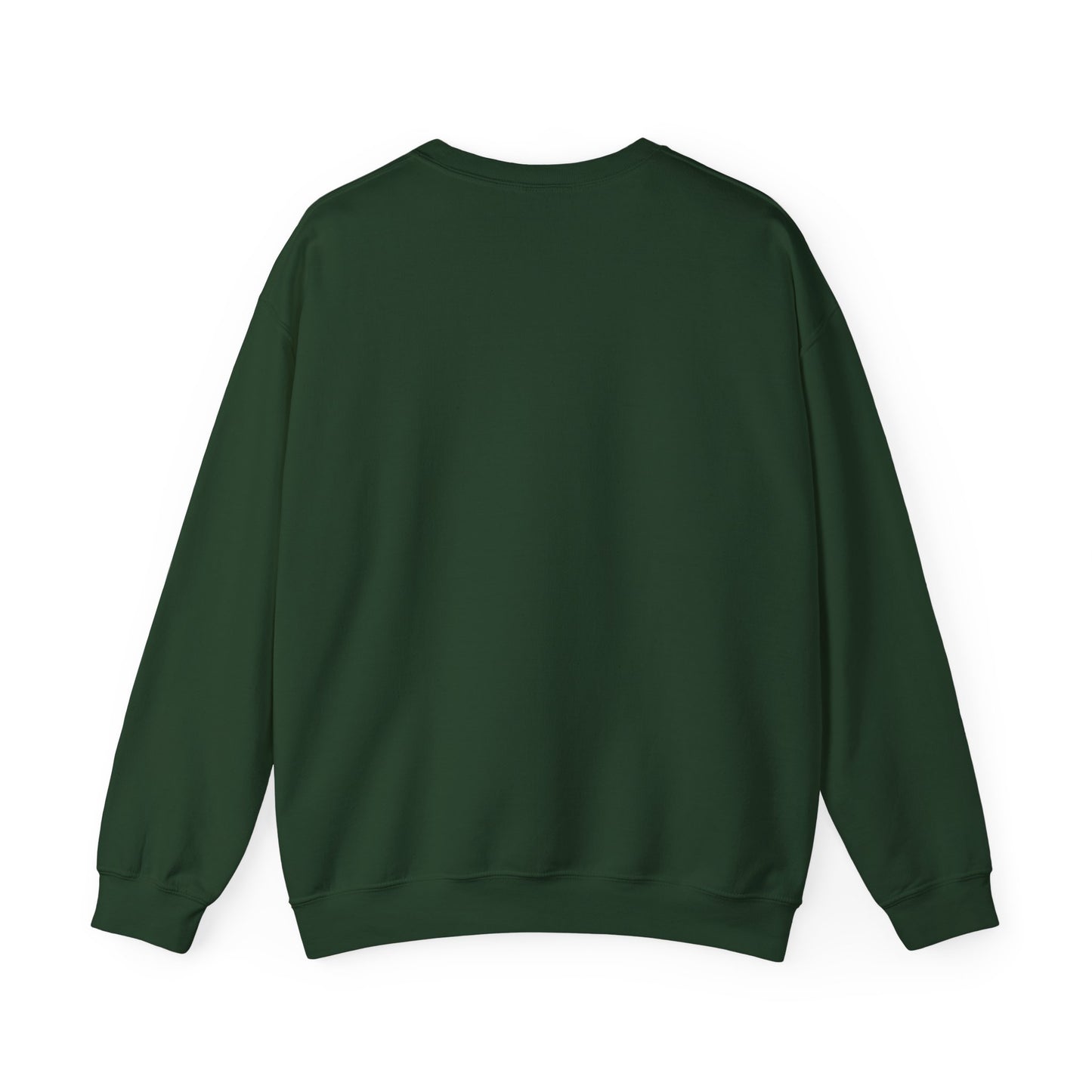 Crewneck Sweatshirt — "Furkin' Fabulous" Cute Black Cat in Pink Hat & Scarf