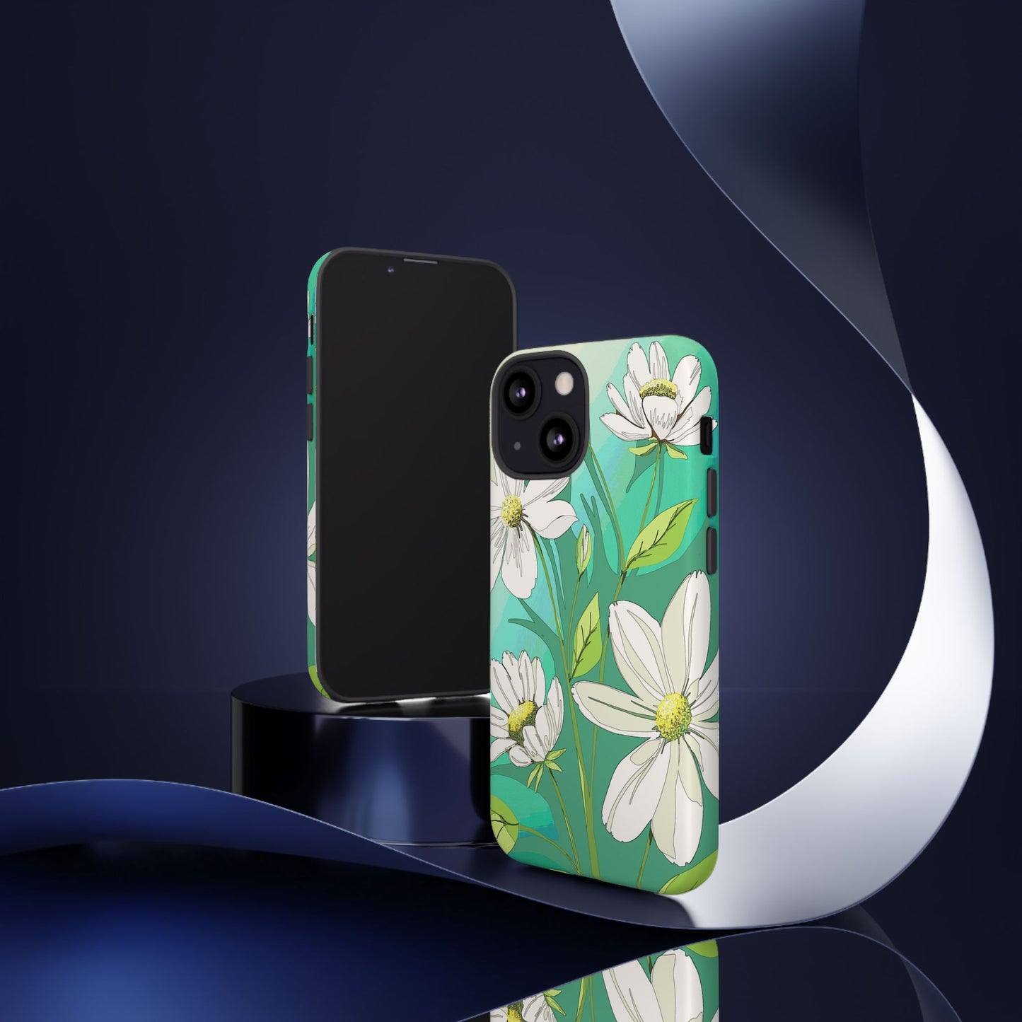 Floral Phone Case, Tough Cases, Flower Design, Nature Inspired, Eco-Friendly Cover, Unique Gift for Her, Spring Accessories