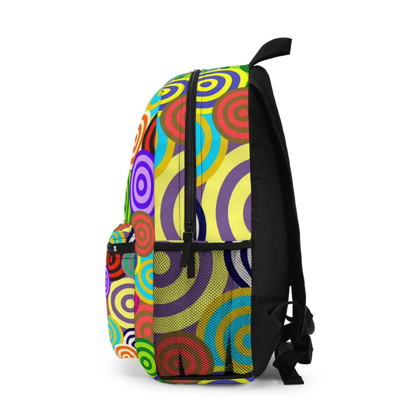 Colorful Patterned Backpack for School, Travel, Art Lovers, Gifts, Casual Outings, Vibrant Style