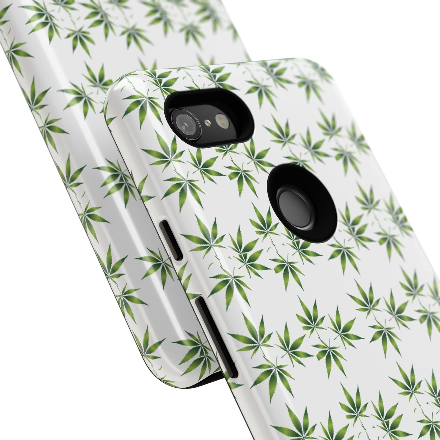Stylish Phone Case with Cannabis Leaf Design, Durable Phone Cover, Gift for Stoner Friends, Unique Phone Accessory, Nature-Inspired Design