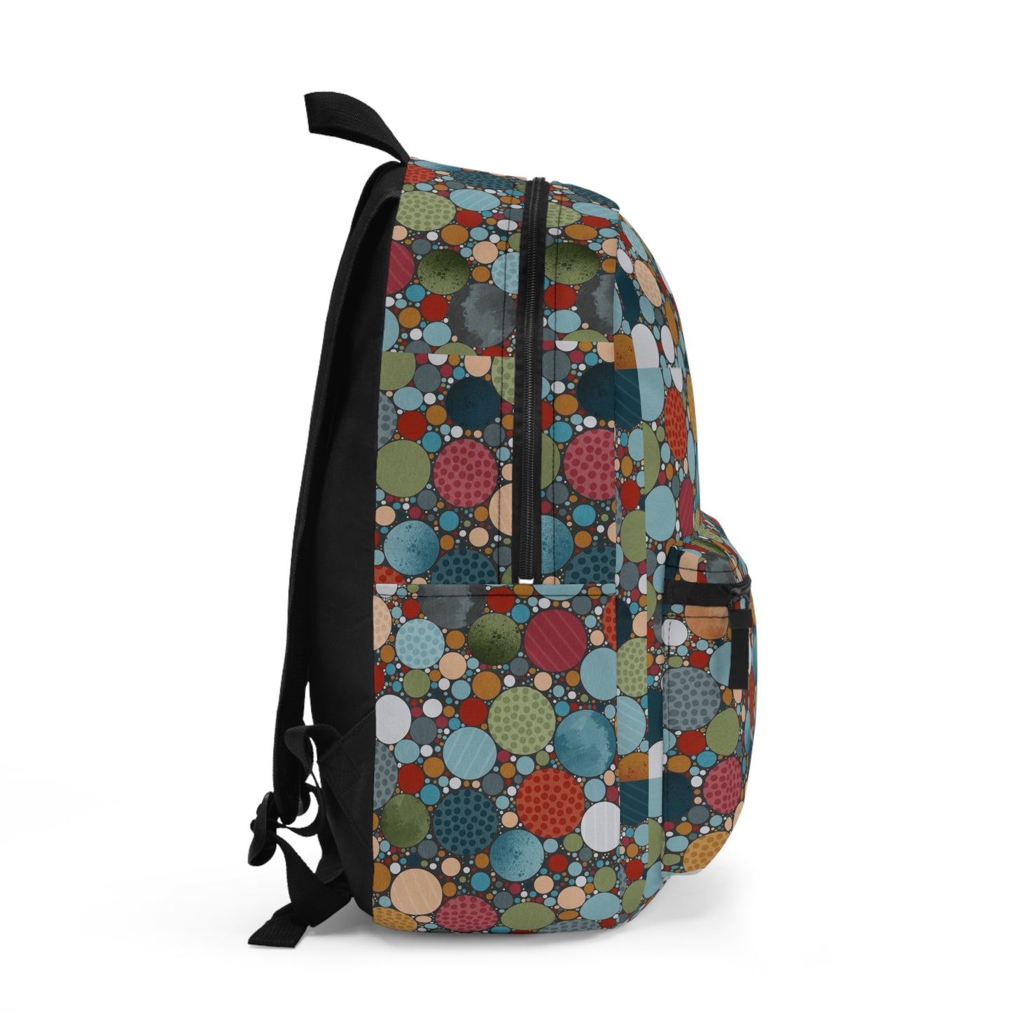 Colorful Polka Dot Backpack, Trendy School Bag, Travel Essentials, Cute Back-to-School Accessory, Stylish Everyday Use, Chic Gift Idea