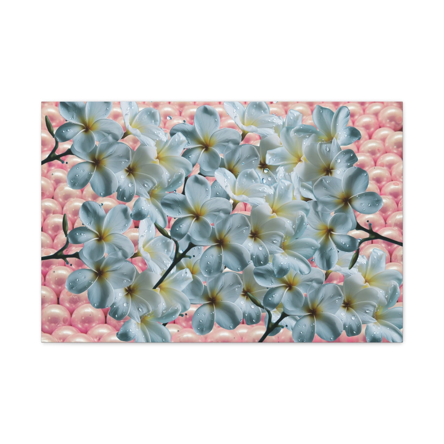 Floral Canvas Art Print - Elegant Home Decor, Botanical Wall Art, Gift for Her, Mother's Day Decoration, Vibrant Flower Artwork