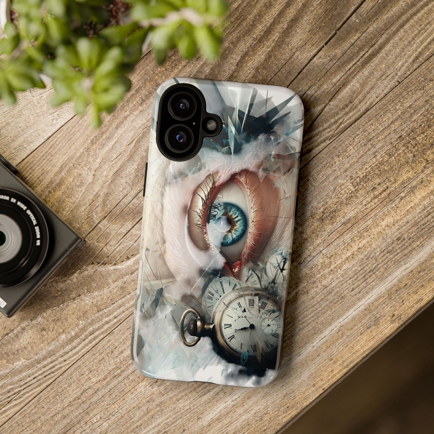 Artistic Eye Phone Case, Unique Smartphone Cover, Whimsical Gift for Art Lovers, Trendy Tech Accessory, Birthday Present, Holiday Gift