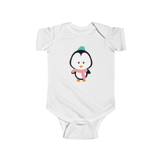 Penguin Infant Bodysuit | Cute Baby Onesie | Winter Wear, Baby Shower Gift, Holiday Outfit, Adorable Fashion, Newborn Essentials