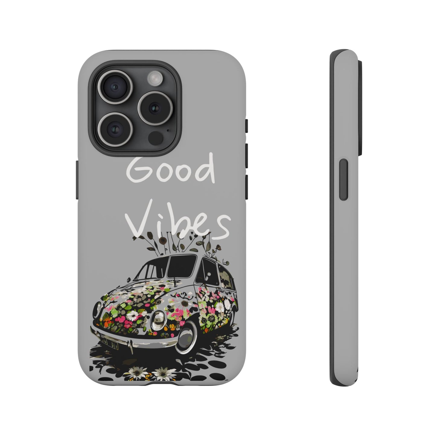 Floral Phone Case | Good Vibes, Phone Accessories, Gift for Her, Trendy Tech, Summer Vibes, Birthday Gift
