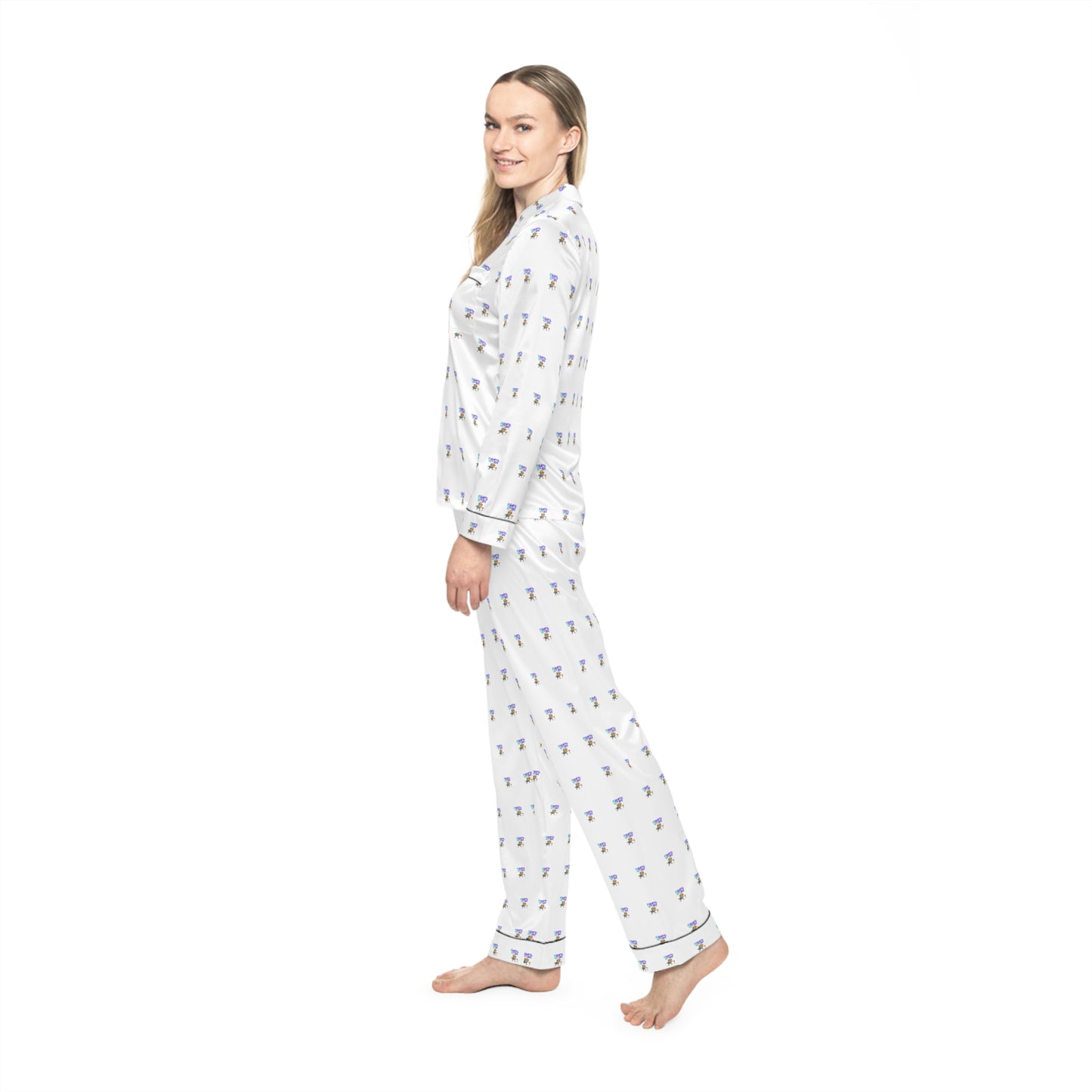 Chic Women's Satin Pajamas Set, Luxurious Sleepwear, Perfect for Relaxation