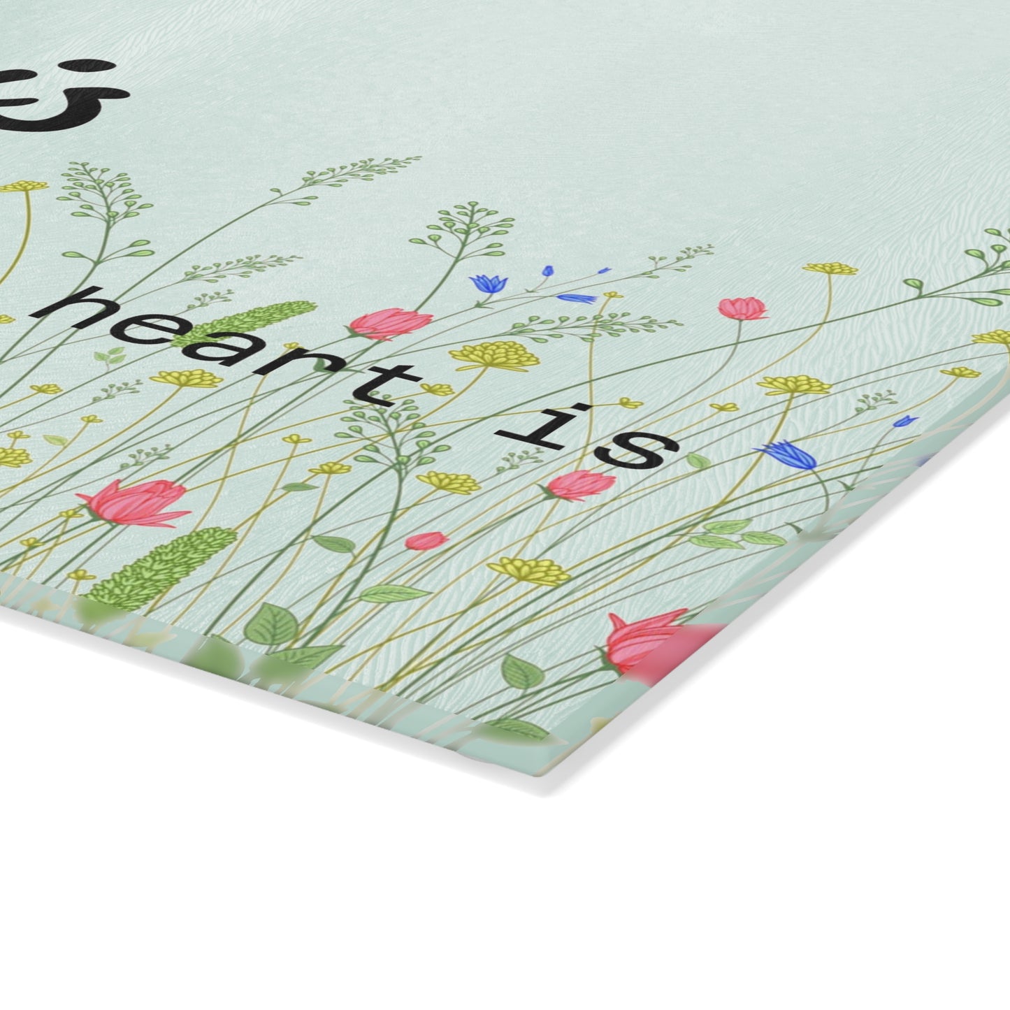 Floral Home Cutting Board, Kitchen Decor, Gift for Home Cooks, Housewarming Gift, Unique Kitchen Accessory