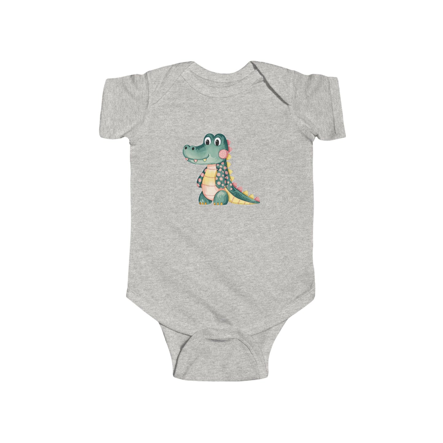 Adorable Alligator Baby Bodysuit | Cute Infant Outfit for Newborns, Baby Shower Gift, Toddler Playwear, Summer Wardrobe