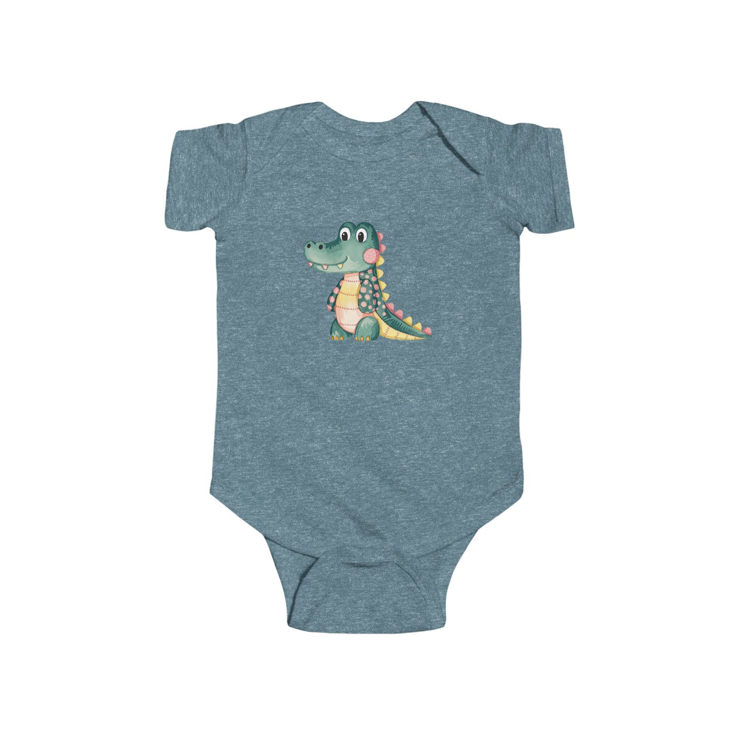 Adorable Alligator Baby Bodysuit | Cute Infant Outfit for Newborns, Baby Shower Gift, Toddler Playwear, Summer Wardrobe