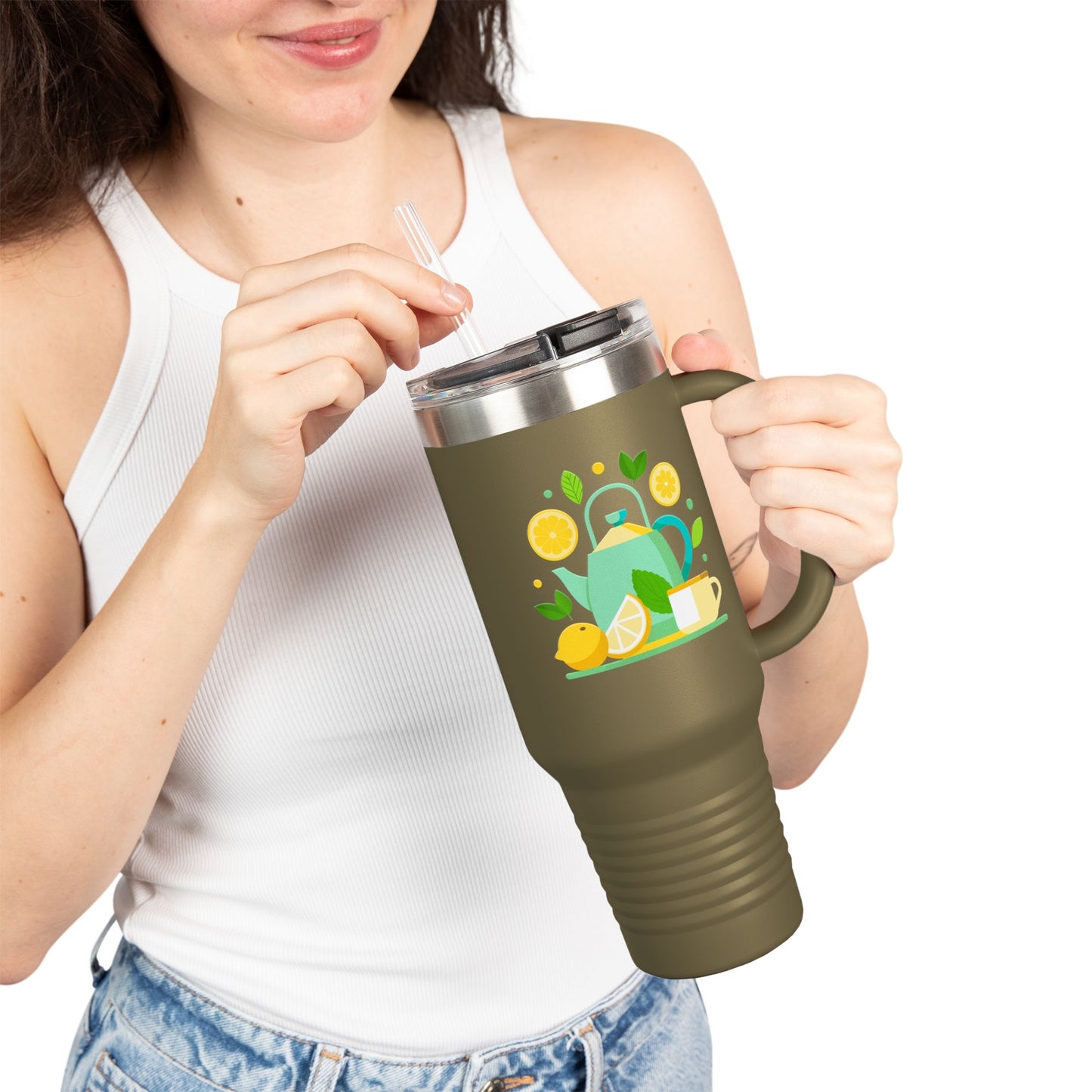 Insulated Travel Mug, 40oz