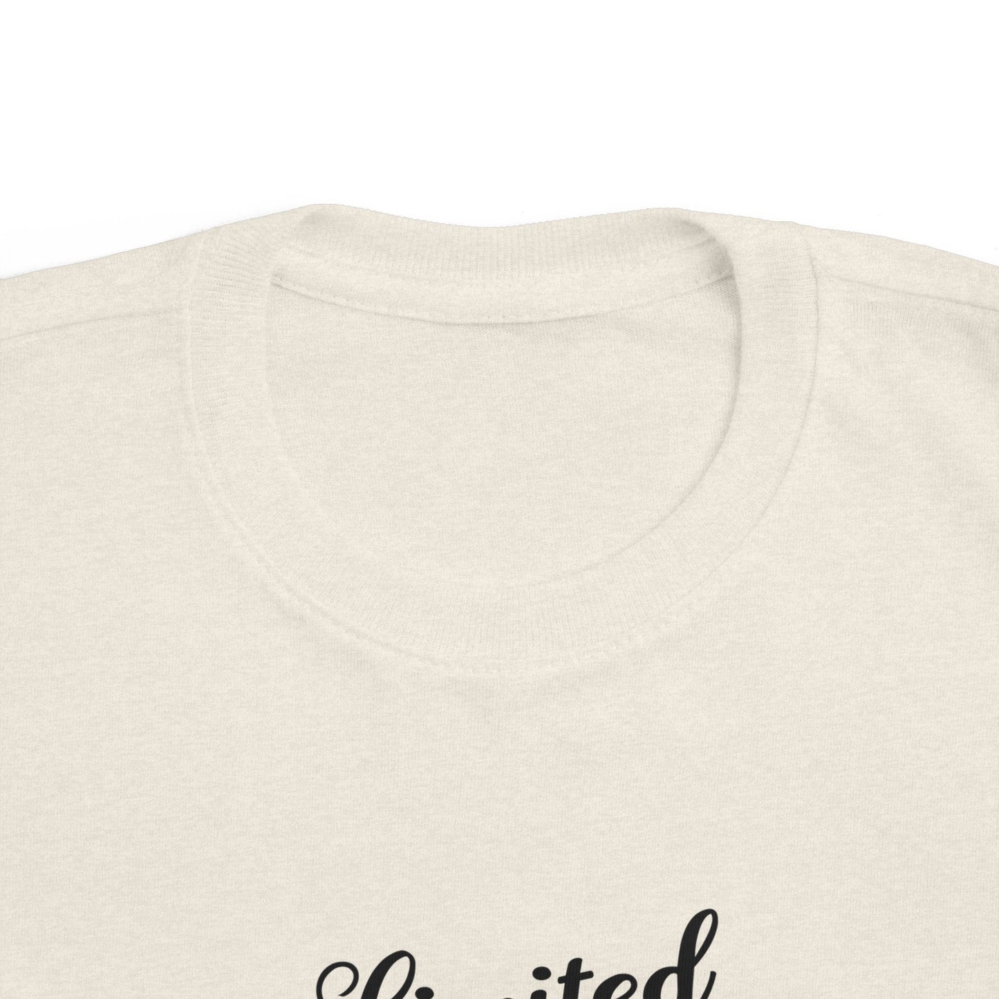 Limited Edition Toddler Tee, Cute Kids Shirt, Children's Fashion, Baby Gift, Toddler Apparel, Playful Clothing, Special Occasion Wear