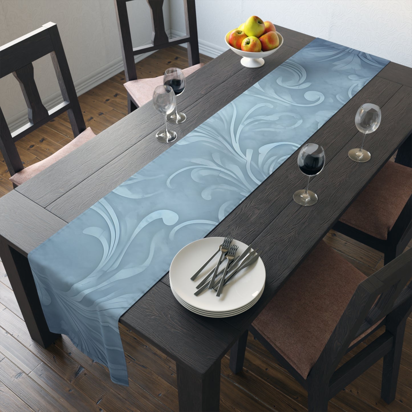 Elegant Cotton-Poly Table Runner | Wedding Decor, Dining Table Accent, Home Decoration, Holiday Table Setting, Gift Idea