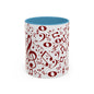 Accent Coffee Mug (11, 15oz) - Musical Notes