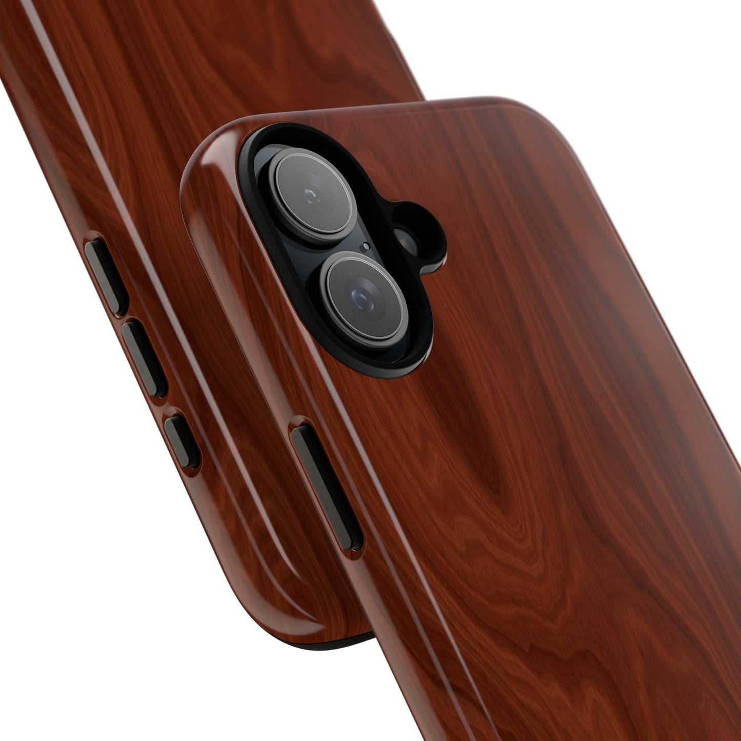 Wood Grain Phone Case, Stylish Tough Cases, Nature-Inspired Protective Cover, Unique Gifts for Him and Her, Eco-Friendly Tech Accessory